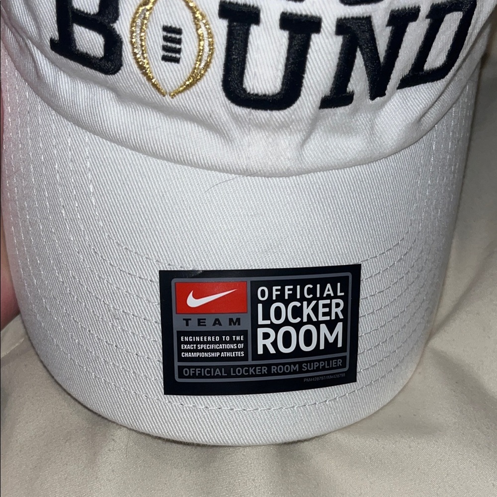 Nike UT College Football Playoff Bound Gray & White Hat - Picture 6 of 6